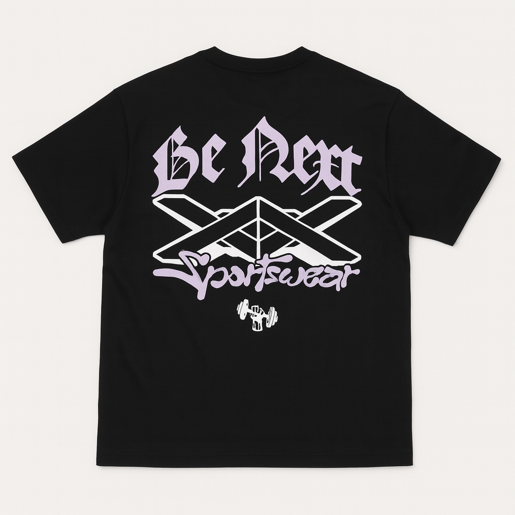 Training Oversized T-shirt - Black Graffiti