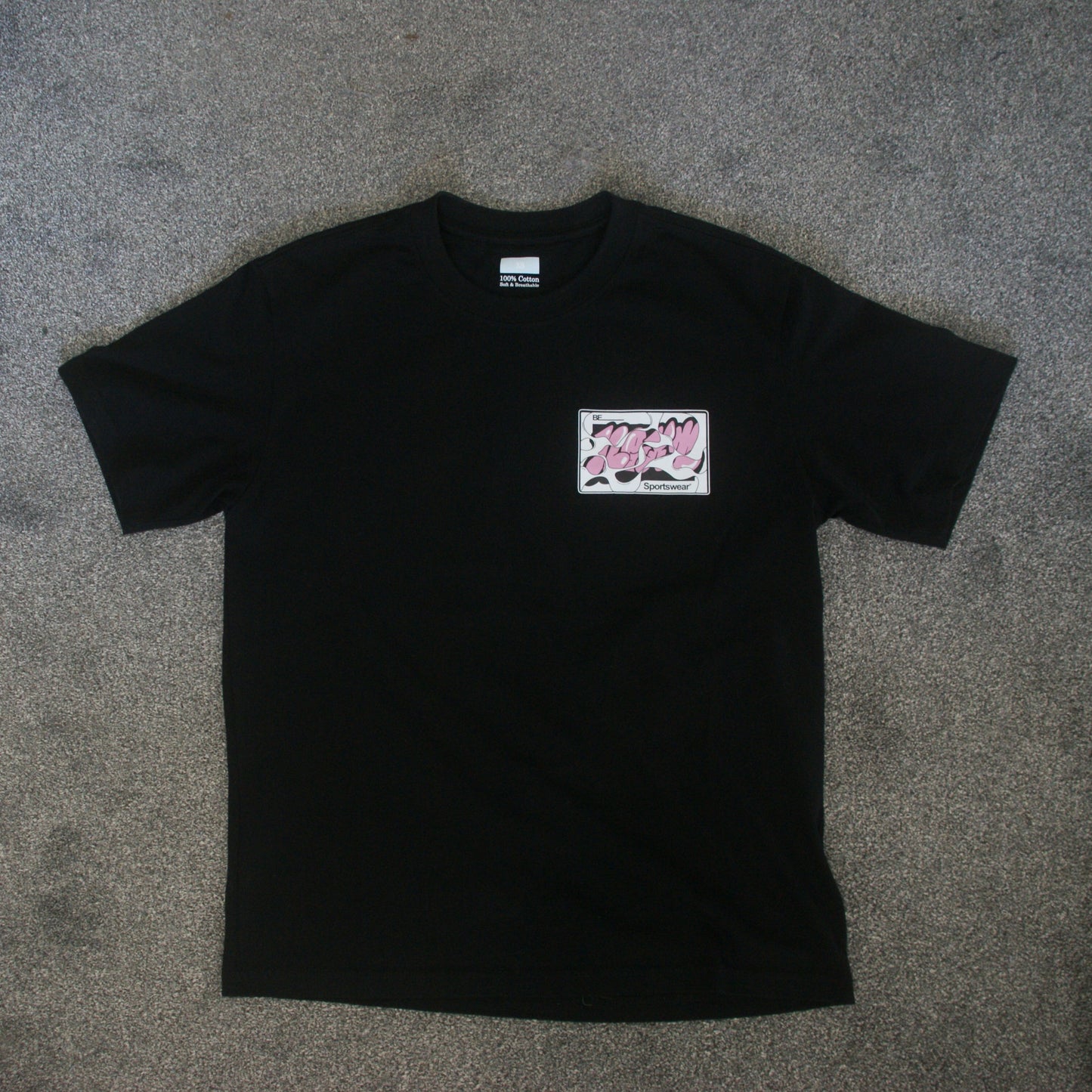 Training Oversized T-shirt - Black/Pink
