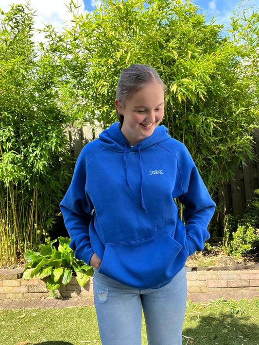Hoodie blauw