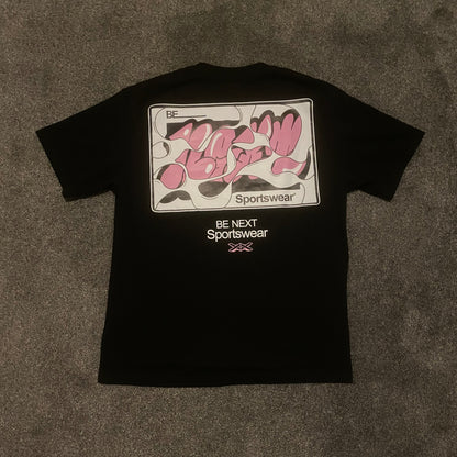Training Oversized T-shirt - Black/Pink
